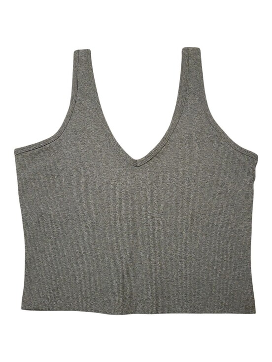 GAP Tops - GAPfit V-Neck Ribbed Crop Tank with Shelf-bra Lining, Small